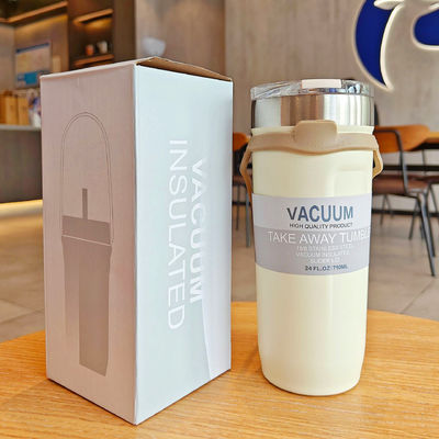 オールインワン 710ML ダブルウォール カスタマイズされたロゴ コーヒータンブラー あなたのビジネスにぴったり