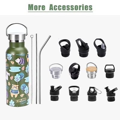350ml ダブルウォール 旅行 ボトル 304 ステンレス スチール スポーツ ボトル