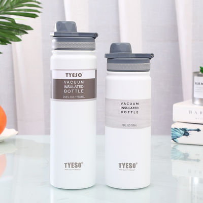 スポーツデザインスタイル 750ml 直角カップ 広口ステンレス水瓶