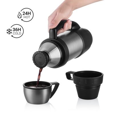 バキュムボトル 1000ml 双壁ステンレスステール サーモスボトル ロゴ付きジムボトル
