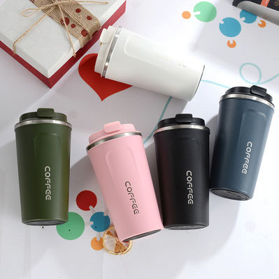 ギフトカップ サブライメーション 350ml 304 ステンレス スチール スクリップ 蓋 旅行用 熱コーヒーカップ