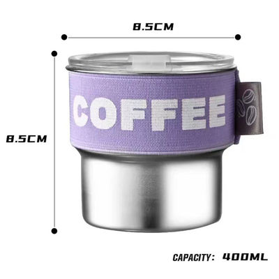 400mlステンレス鋼304 絶縁式 サーモス 真空タンブラー 旅行用車カップ MUGS