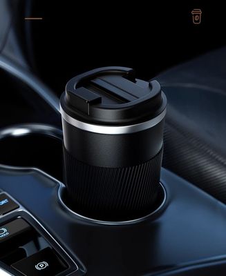 温か冷たい飲み物用のダブルウォール真空カップ 隔熱旅行熱コーヒーカップ