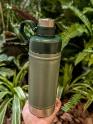 黄色 ステンレス スポーツ 水瓶 BPA フリー バキューム ボトル 18オンス 25オンス 水瓶