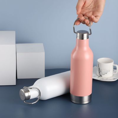 500ml 容量 屋外真空瓶 オーダーメイドロゴ付き 小口隔熱カップ