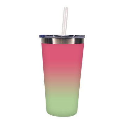 熱隔熱 500ml 16oz ステンレス鋼 旅行カップ メタル トンブルボトル