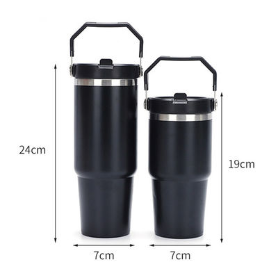 カスタムカラーロゴ 20Oz 30Oz ダブルウォール サブライメーション 絶縁式 ポータブル タムラー 旅行 車 カフェカップ ハンドル付き