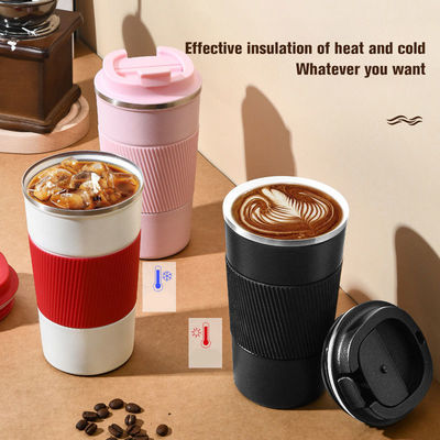 304 ステンレス 断熱 コーヒーカップ 絶熱効果 容量 380ml/510ml