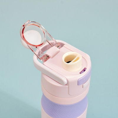 全適用 ストレートカップ 580ML ジム 掃除 ストロー付き隔熱熱器