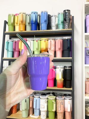 2オンス ミニダブルウォール ストローと蓋付き 隔熱デミタスカップ