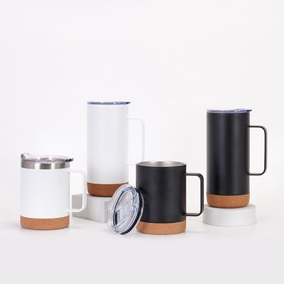 バキュムボトル 熱水器 人気 ダブル壁ステンレス鋼旅行カップ コルク底