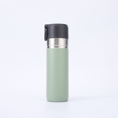 500ml メタル スポーツ ボトル ストレート カップ 掃除 隔熱 ティー インフューザー付き サーモス ボトル