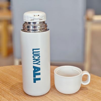 ステンレス鋼 子供用水瓶 500ml カスタムパターンと蓋付き 可愛いタンブラーカップ