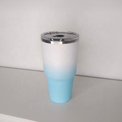 30オンス ステンレス鋼 掃除用 隔熱コーヒーカップ 蓋付きのダブルウォール トンブルカップ