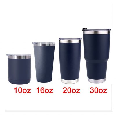 30オンス ステンレス鋼 掃除用 隔熱コーヒーカップ 蓋付きのダブルウォール トンブルカップ